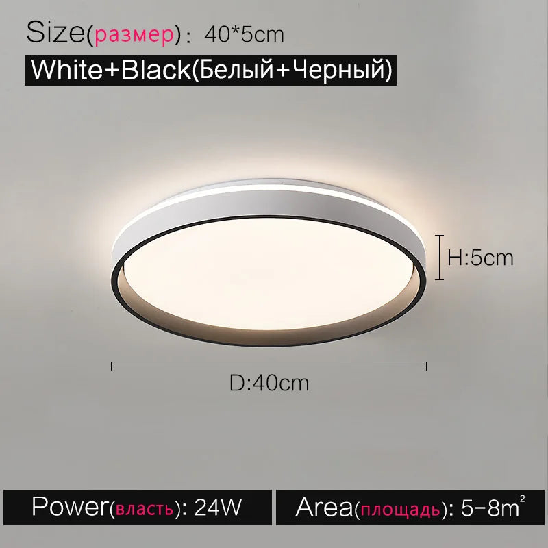 Ceiling Lamp: Modern LED Light for Bedroom, Dining Room, and Study