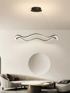 Circle Wave LED Pendant Chandelier for Modern Living Dining Bedroom Lighting