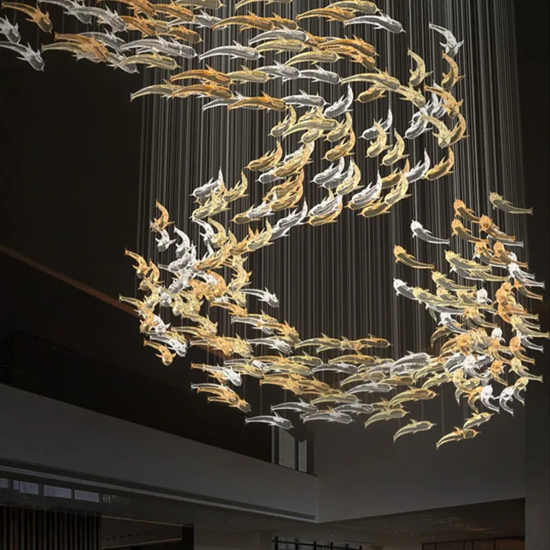 Crystal Luxury Chandelier for Living Room - Modern Designer Decorative Lighting