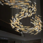 Crystal Luxury Chandelier for Living Room - Modern Designer Decorative Lighting