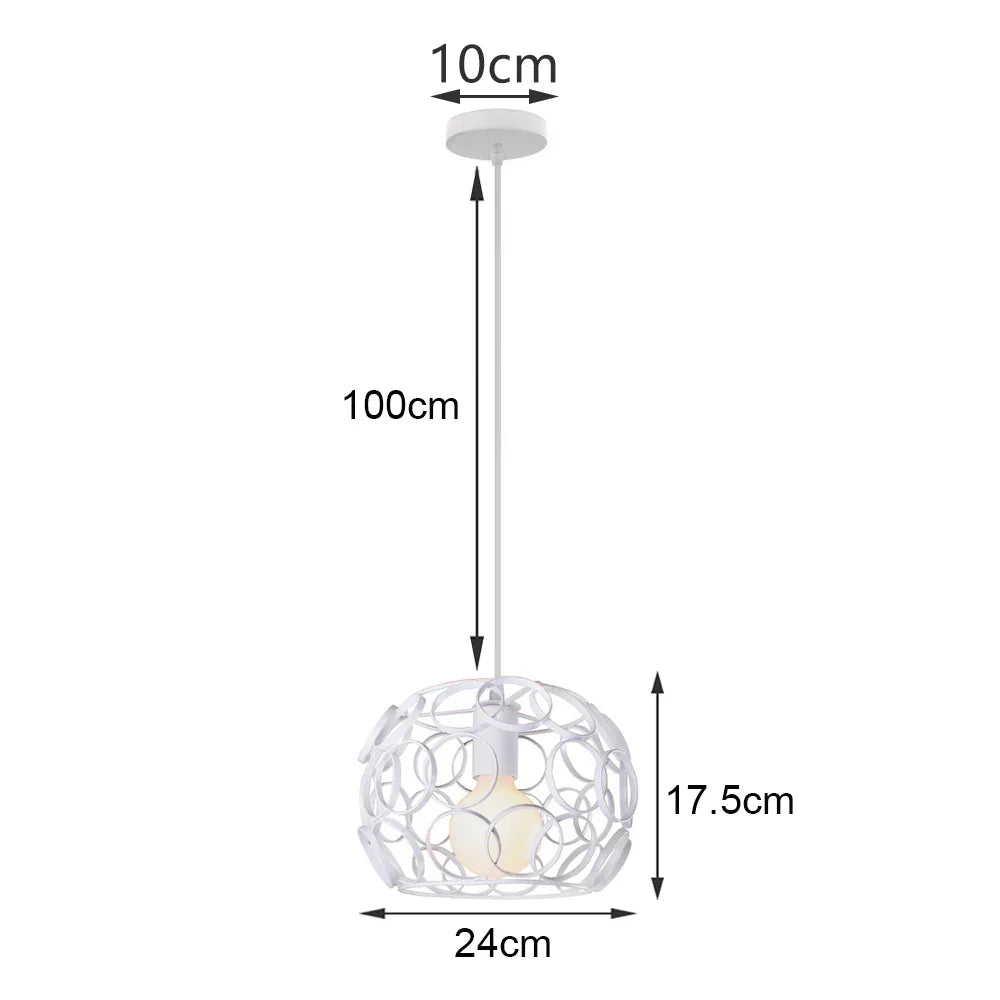 Retro Industrial Pendant Light: Modern Loft Hanging Lamp for Home Decor and Ceiling Lighting