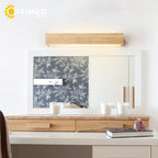 Nordic Wooden LED Wall Sconce for Bedroom, Living Room, Bathroom