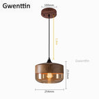Vintage Industrial Glass Pendant Lights Kitchen Lighting
