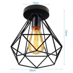 Vintage Industrial Ceiling Light for Home Decor