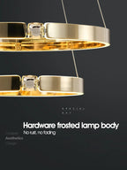 Diamond Ring Chandelier | Nordic Crystal Bedroom and Living Room Luxury Lamp