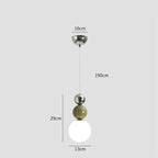 Cream Style Modern Minimalist Nordic Pendant Light for Master Bedroom
