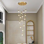 Crystal Bubble Chandelier: Modern Luxury Lighting for Home, Dining, Bedroom & Stairwell