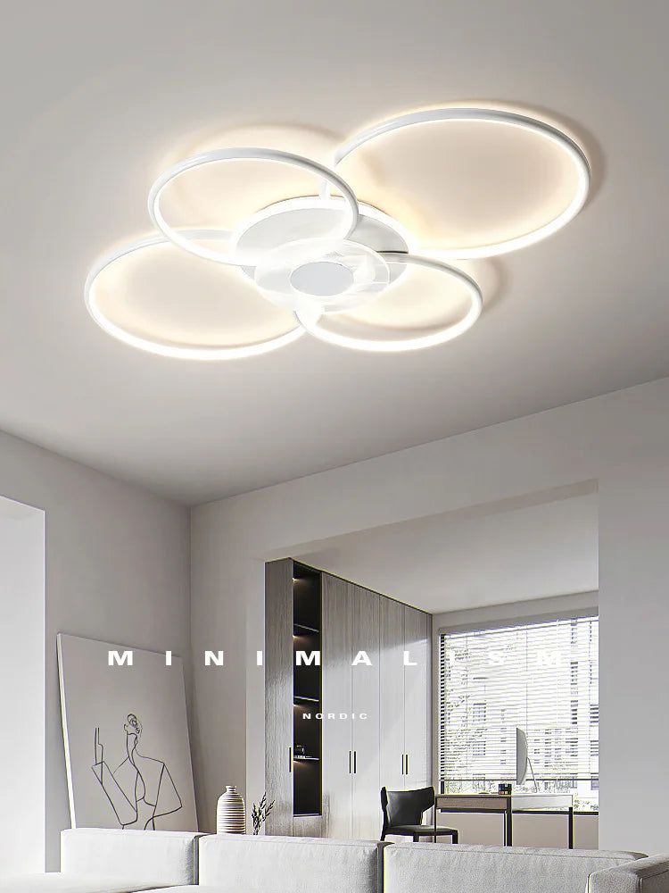 Modern Minimalist Ceiling Lamp for Living Room Bedroom Creative Lighting