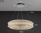K9 Crystal Luxury Chandelier for Restaurant Bar Hotel LED Lamps