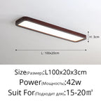 LED Ceiling Lights: Modern Nordic Kitchen Study Living Room Dimmable Remote Control