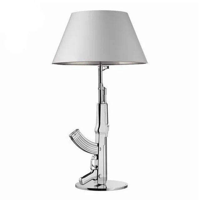 AK47 Gold LED Floor Lamp - Modern Designer Corner Light for Living Room