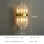 Luxury Art Decor Gold LED Wall Sconce by Afralia™: Modern Living Room Hotel Foyer Lighting