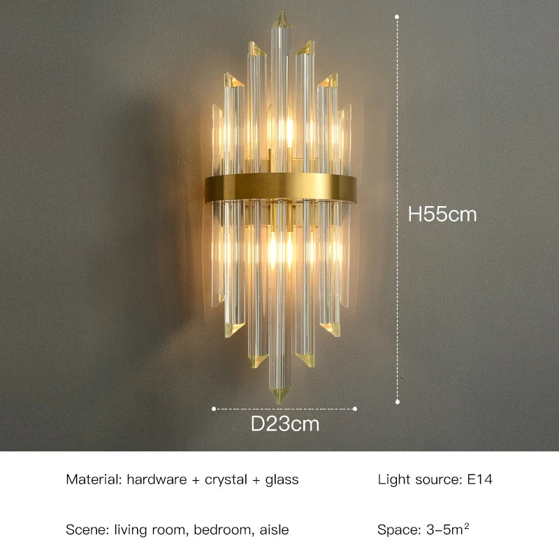 Luxury Art Decor Gold LED Wall Sconce by Afralia™: Modern Living Room Hotel Foyer Lighting