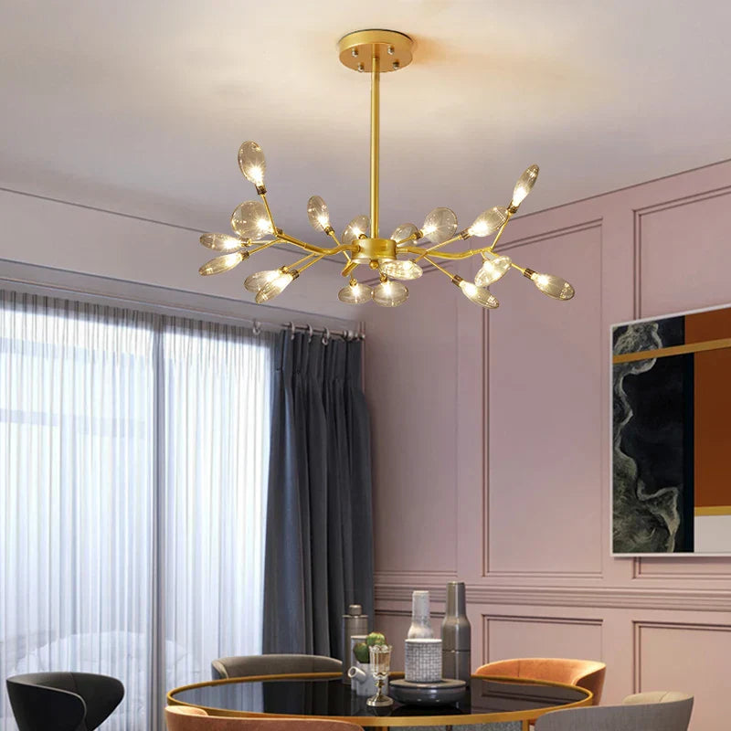 Modern Luxury Petal LED Pendant Light for Living Room, Bedroom, and Kitchen