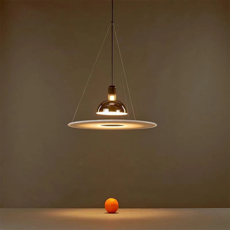 Flying Saucer Chandelier: Luxury LED Indoor Pendant Lighting for Restaurant, Bar, Bedroom.