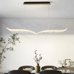 Winged LED Chandelier: Modern Acrylic Pendant Light for Home, Bar, Restaurant