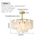 Crystal Chandelier: Modern Brass Luxury for Living Room & Bedroom