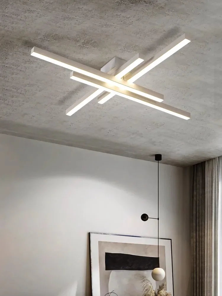 Linear LED Ceiling Lamp for Living Room Bedroom Lighting Fixtures