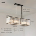Modern Iron Crystal Chandelier for Home Decor and Dining Table
