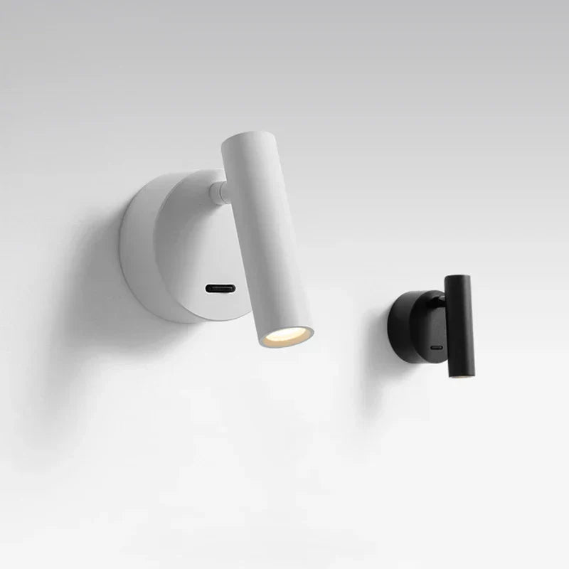 Minimalist LED Wall Lamp: Adjustable Rotation and Folding for Bedroom, Living Room Decoration