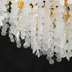Gold Chandelier Glass Pendant Lamp for Home Decor - Modern Luxury Lighting
