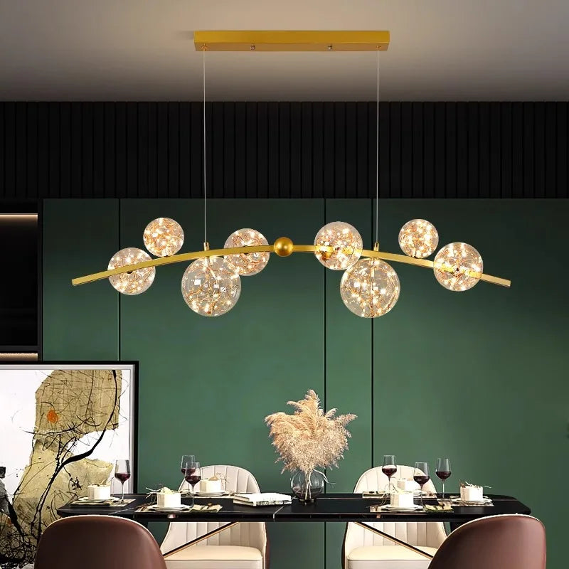 Modern LED Pendant Chandeliers for Living Room Dining Room Indoor Lighting