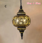 Turkish Pendant Lamp: LED Morocco Lighting for Restaurant, Bar, and Hallway
