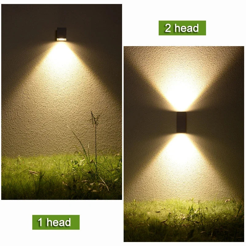 Outdoor GU10 Wall Lamp | Die-casting Engineering Lighting for Garden Villa