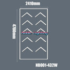 Hexagon LED Ceiling Light for Home Garage and Commercial Systems