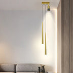 Long Strip Spotlight Pendant Lamp: Modern Chandelier for Living, Dining, Bedroom, Hall Lighting