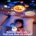 Starry Night Light Projector: 360° Adjustable Galaxy Lamp for Bedroom, Home, Kids - Ideal Gift