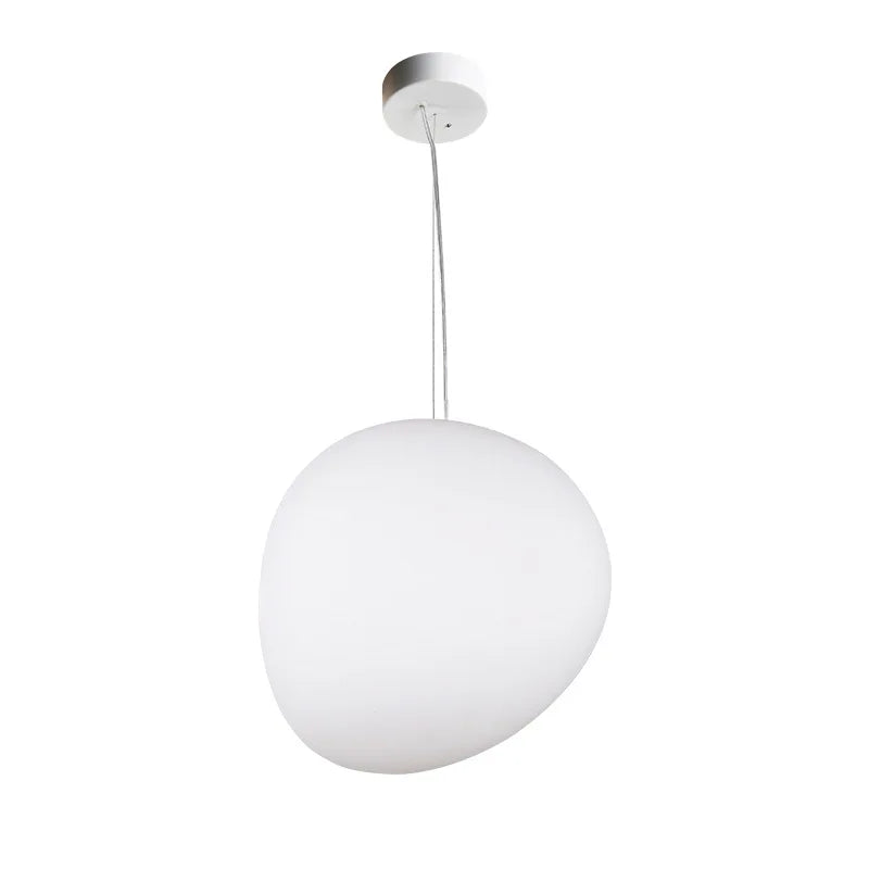 Glass Ball LED Pendant Light - Modern White Nordic Hanging Fixture