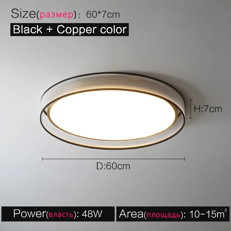 Sun Round Table Lamp: Modern Nordic Bedroom LED Ceiling Lighting