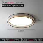 Sun Round Table Lamp: Modern Nordic Bedroom LED Ceiling Lighting