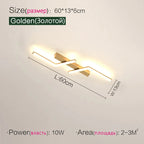 LED Strip Ceiling Lights: Modern Minimalist Corridor & Balcony Lighting