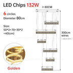 Luxury Crystal Chandelier Modern Led Lighting for Ining Room Staircase Villa Hall