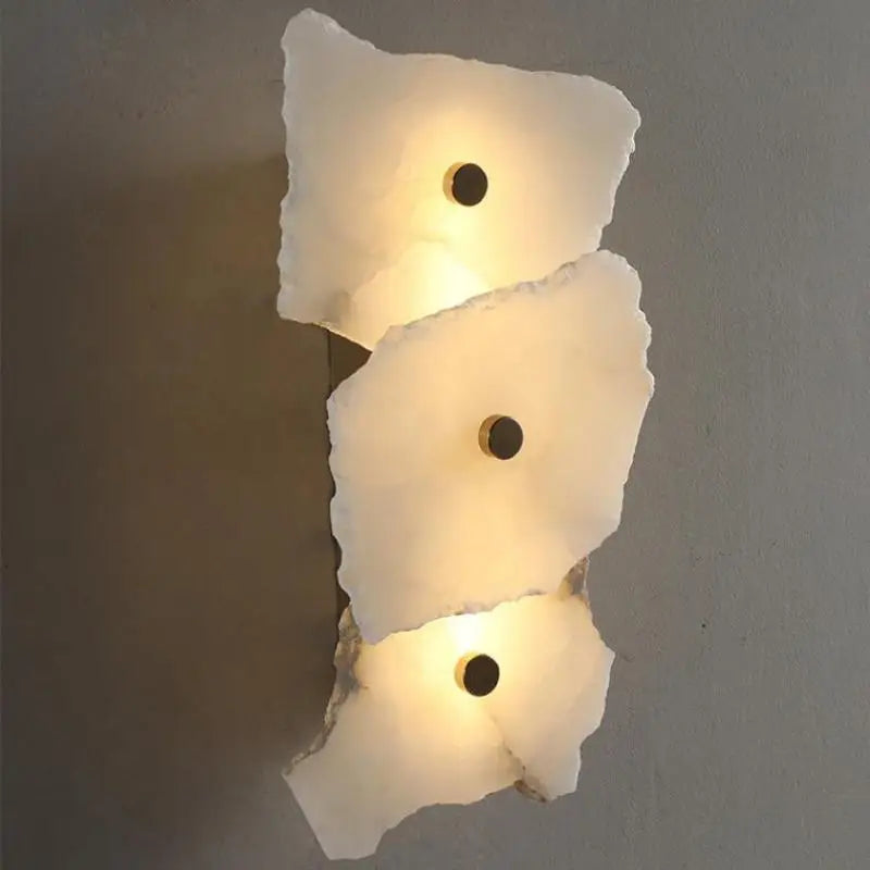 Marble & Copper LED Wall Sconce for Luxe Home Decor