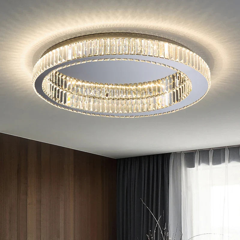 Crystal LED Ceiling Chandelier for Home Living Room Bedroom Lighting
