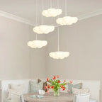 Cloud White Floating Pendant Chandelier for Dining Room, Kitchen Island, Indoor Lighting