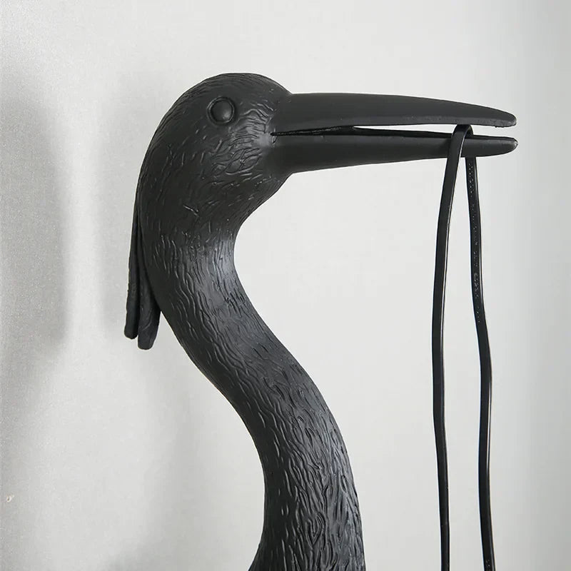 Nordic Crane Resin Wall Lamps for Bedroom, Living Room, Staircase, and Corridor