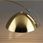 Designer Marble Floor Lamp for Luxury Living Room Lighting