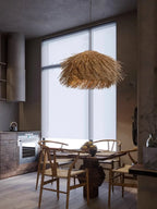 Wabi Sabi Rattan Pendant Lights: Nordic Retro Style for Home, Restaurant, Bar & Bedroom