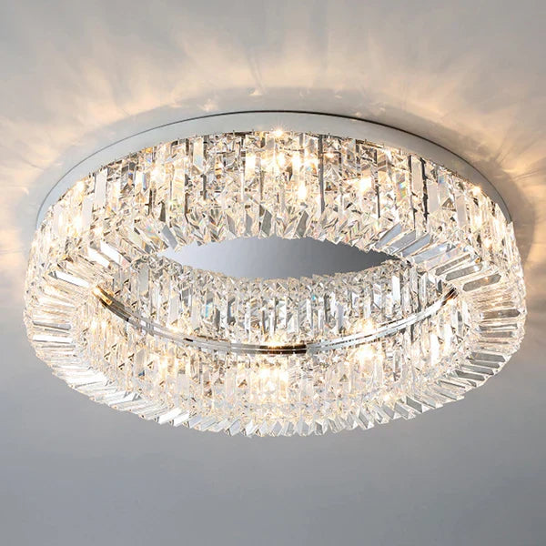 Luxury Crystal Chandelier Gold Ceiling Light for Dining Living Room