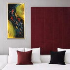 Gold Fish LED Picture Wall Light for Home Decor & Bedroom Aisle