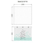 Stone Crystal LED Chandelier: Modern Luxury Lighting Fixture for Living Room Decor