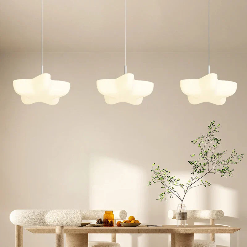 Cloud White Floating Pendant Chandelier for Dining Room, Kitchen Island, Indoor Lighting