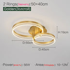 Nordic LED Ceiling Lamp 2023 - Modern Minimalist Bedroom Lighting