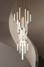 Elegant LED Chandelier for Staircase & Living Room Décor