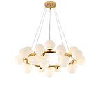 LED Glass Chandelier Pendant Lamp for Living Room Dining Room Lighting