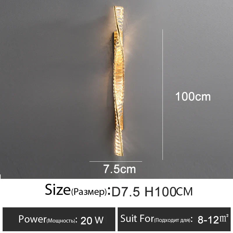 Luxury Irregular Crystal LED Ceiling Chandelier